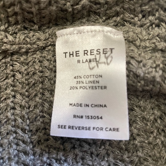 The Reset R Label Johnny collar pullover - Picture 4 of 7